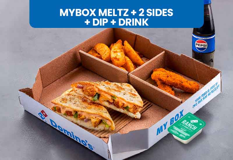 Mybox Meltz + 2 Sides + Dip + Drink
