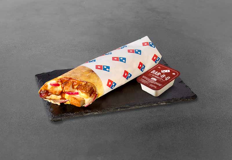 American Bbq Chicken Pizza Roll +Dip